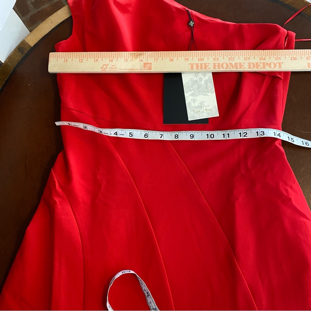 Tuckernuck Vibrant Red One Shoulder Dress - Picture 7 of 9